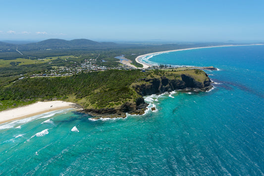 Surfing at Crescent Head