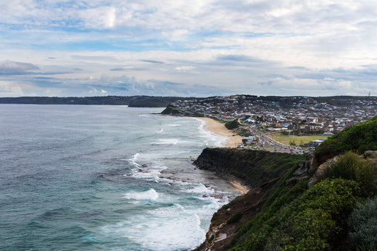 Surfing at Merewether