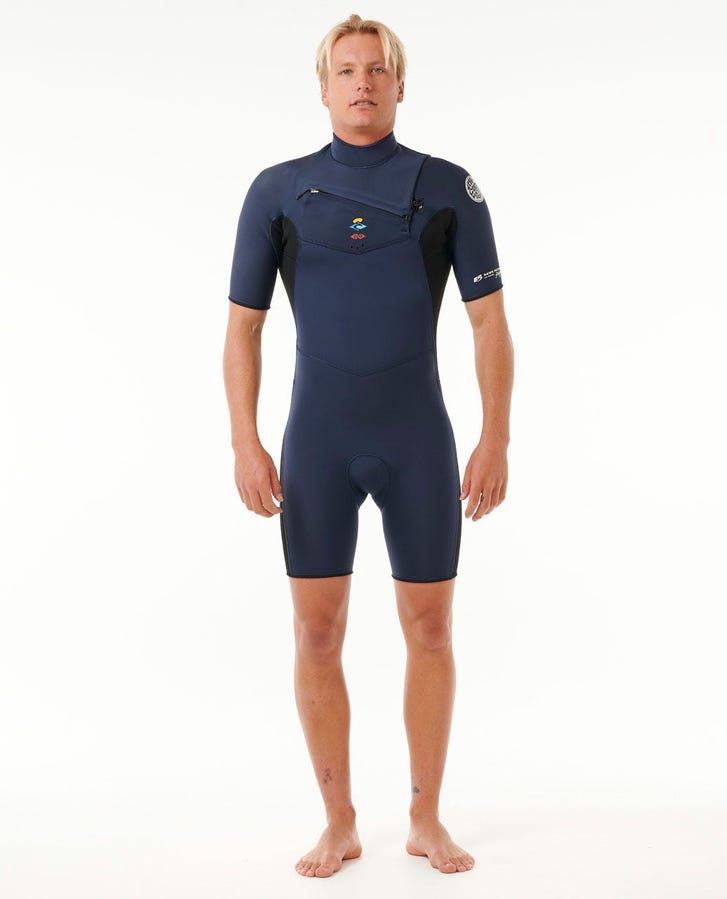 DAWN PATROL CHEST ZIP SHORT SLEEVE SPRINGSUIT 2MM