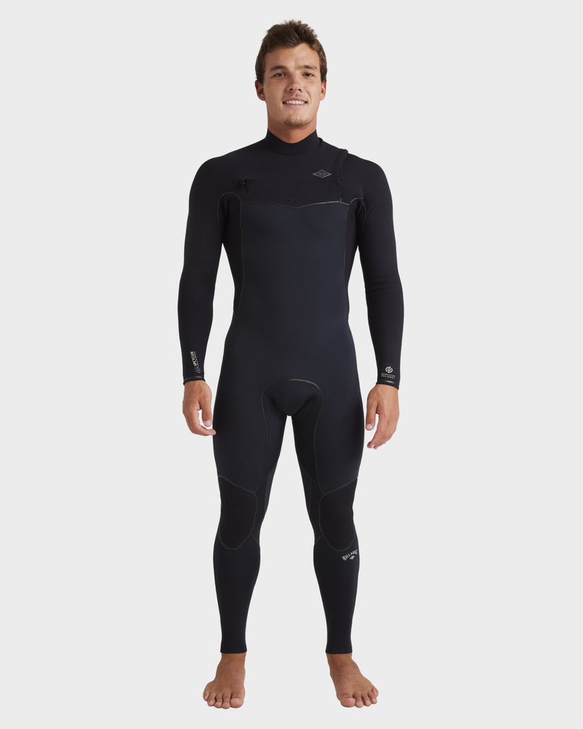 BILLABONG MENS 3/2 REVOLUTION CHEST ZIP STEAMER WETSUIT