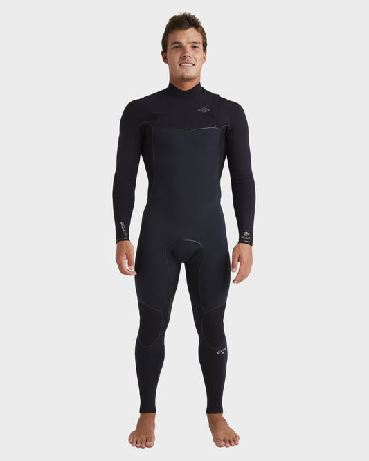 BILLABONG MENS 3/2 REVOLUTION CHEST ZIP STEAMER WETSUIT