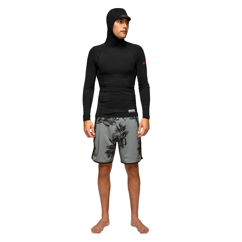 LONG SLEEVE HOODED RASHGUARD