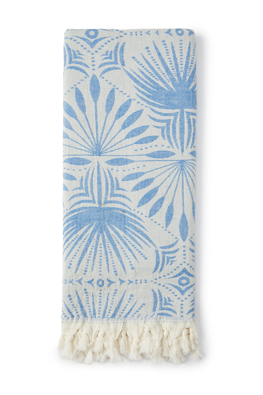 FROND PATTERN TURKISH TOWEL