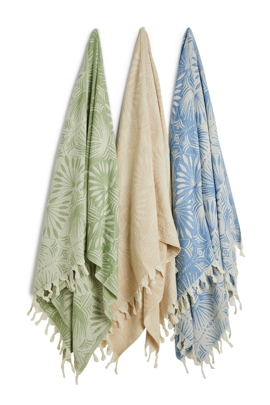 FROND PATTERN TURKISH TOWEL