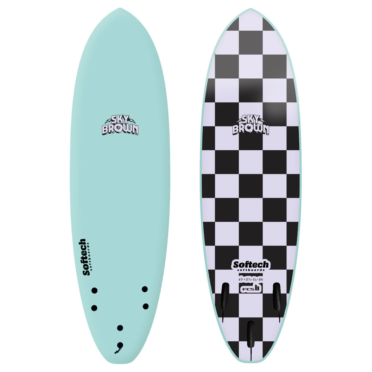 5'0" - 6'0" SKY BROWN SOFTBOARD