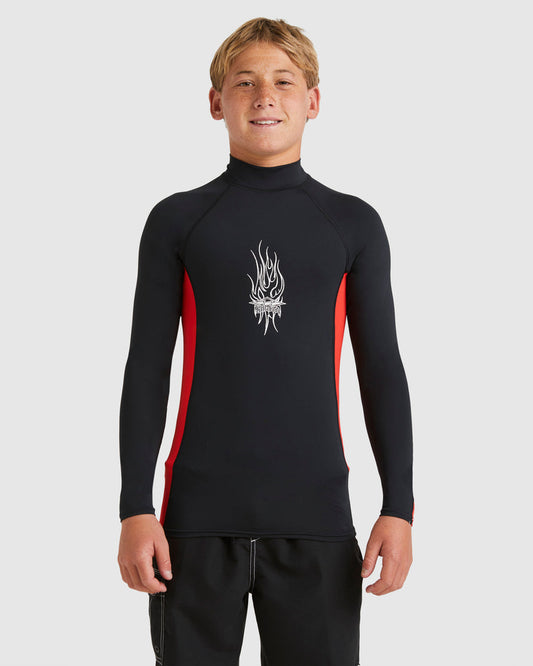 BOYS 8-16 JIMMY CONTRAST RASH VEST