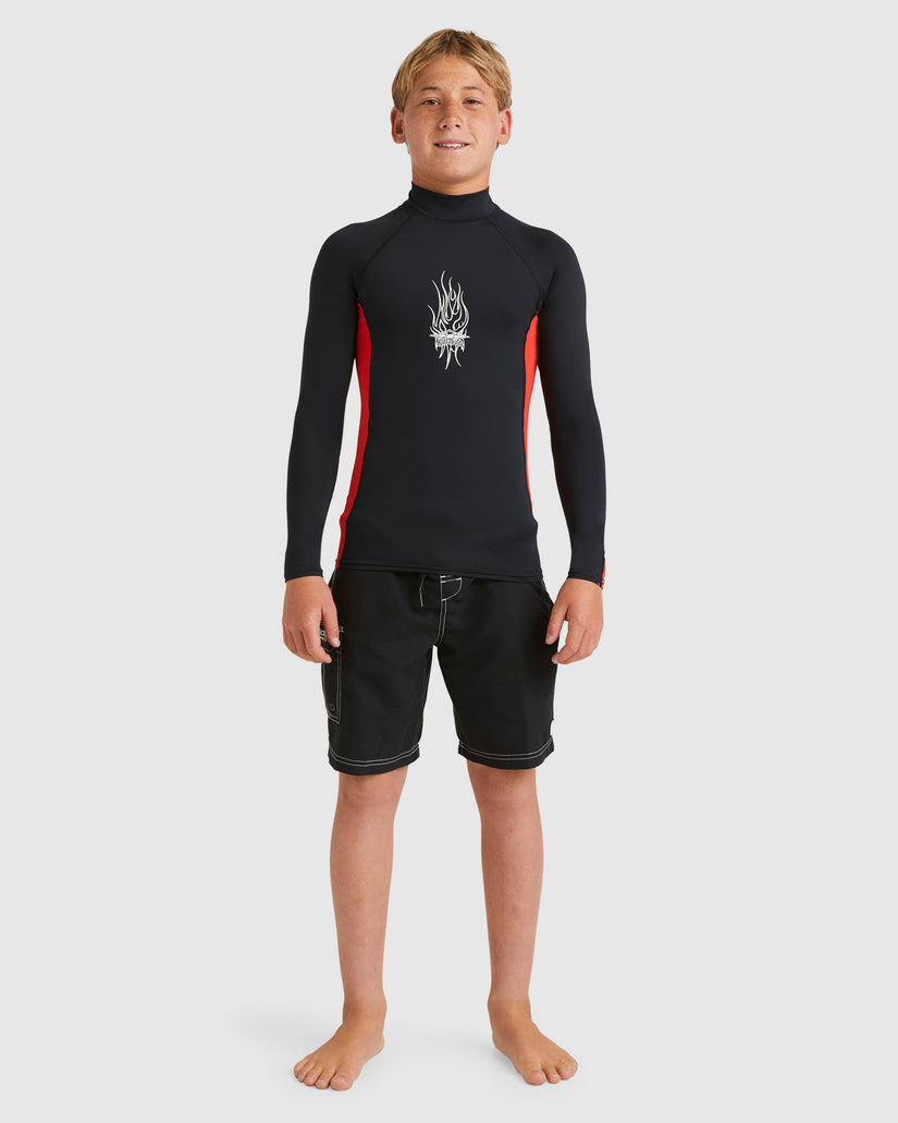 BOYS 8-16 JIMMY CONTRAST RASH VEST