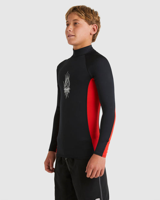 BOYS 8-16 JIMMY CONTRAST RASH VEST