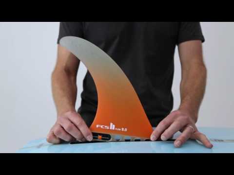 CONNECT SCREW & PLATE LONGBOARD FIN